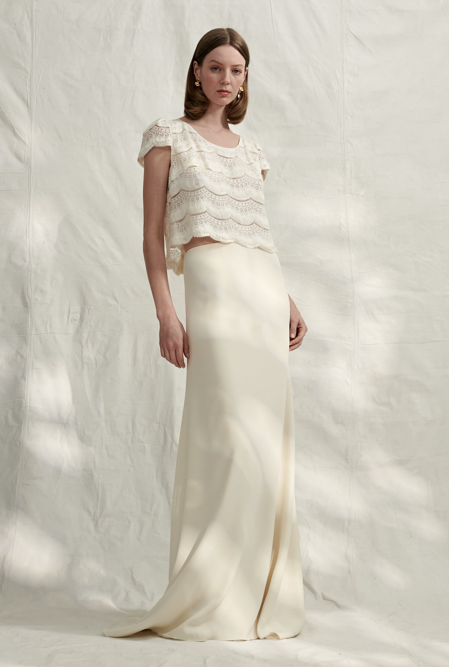 ASMIZ Lot De 6 Peignoirs Satinés Mariage Femme - 1 Robe Blanche Bride